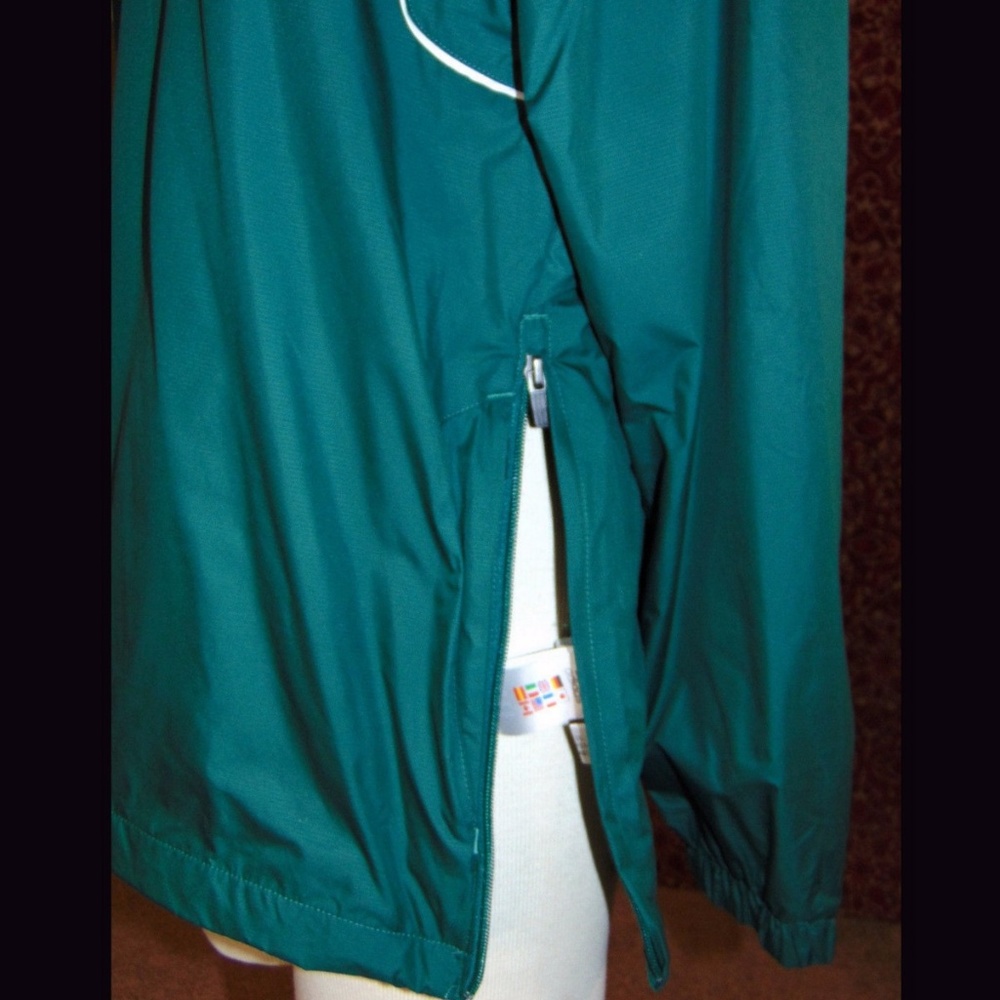 NEW ADIDAS green polyester sport jacket XS ✨ - Picture 6 of 8